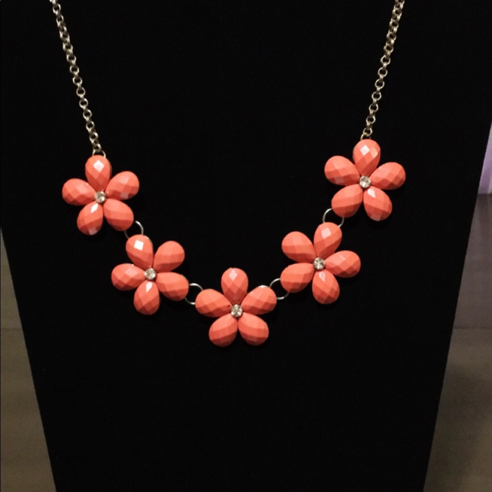 Flower Gem Necklace